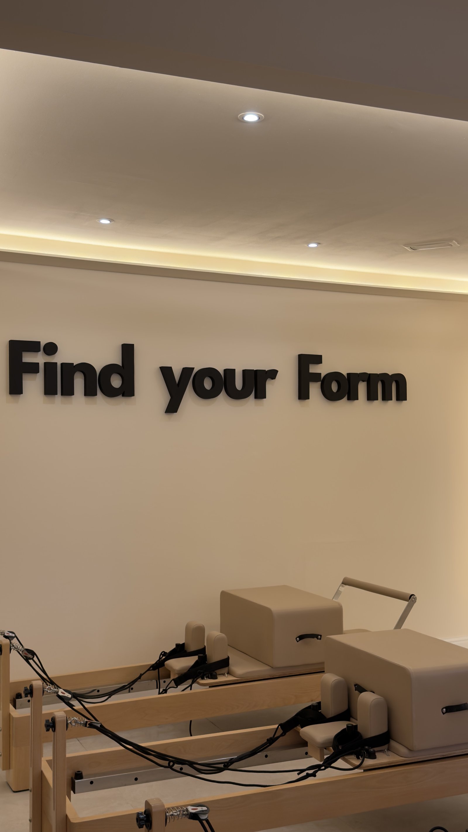 ‘Find your Form’ wall installation in the Pureform studio