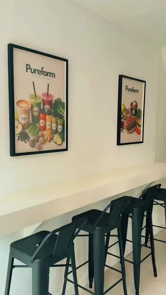 Inside the Pureform café
